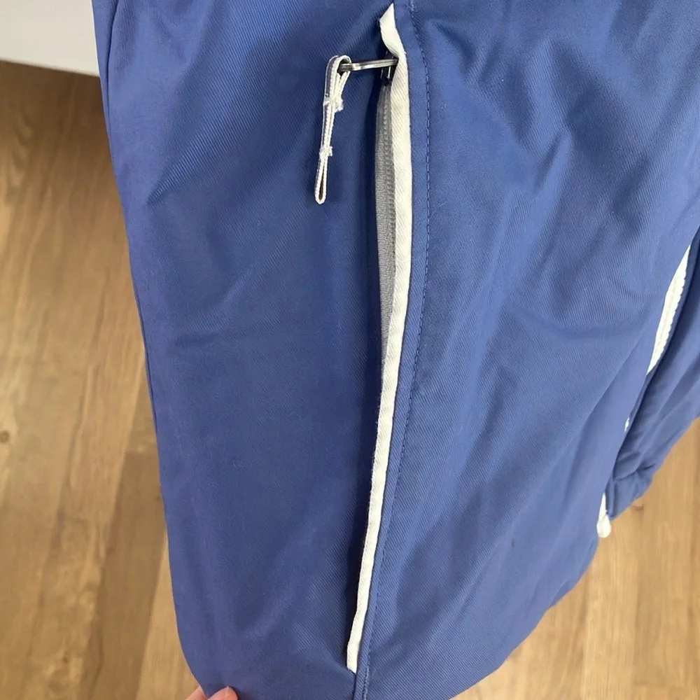 Columbia Girl’s Omni-Heat Blue White Waterproof Breathable Winter Coat Jacket